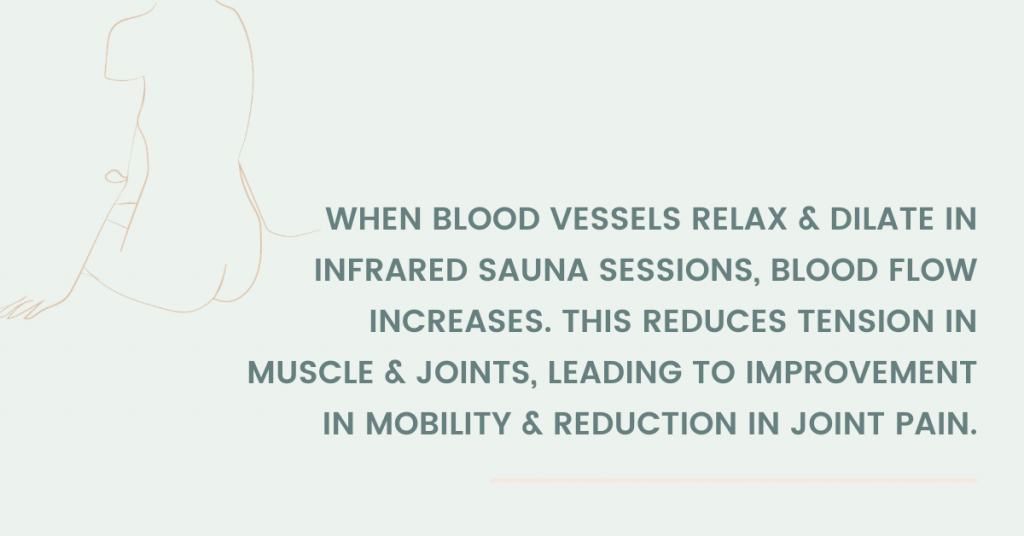 infrared saunas benefit on sore muscles