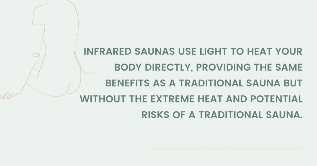 what is an infrared sauna infographic