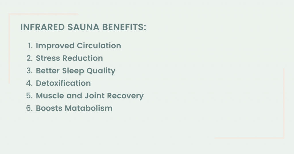 infrared sauna benefits