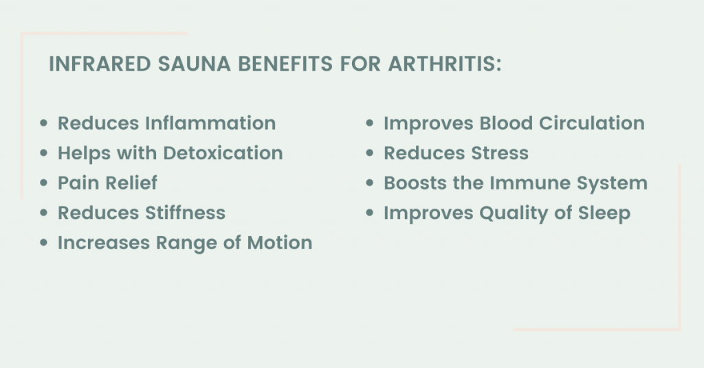 Benefits of Infrared Sauna Good for Arthritis 