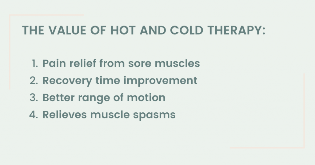 Hot and Cold Therapy for Muscles - Values of Hot and Cold Therapy for Muscles 