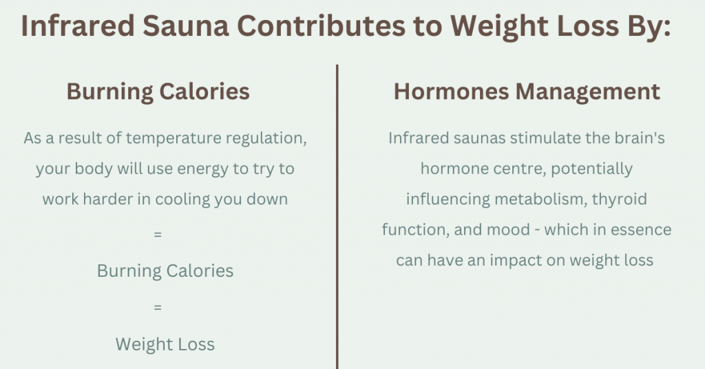 Infrared Sauna Contributes to Weight Loss By